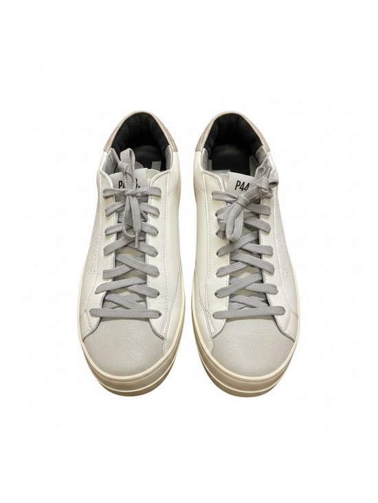 P448 Shoes - Women's P448 Sneakers Size 9 White and Grey Low Top Shoes